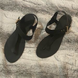 Black Sandals Size 40